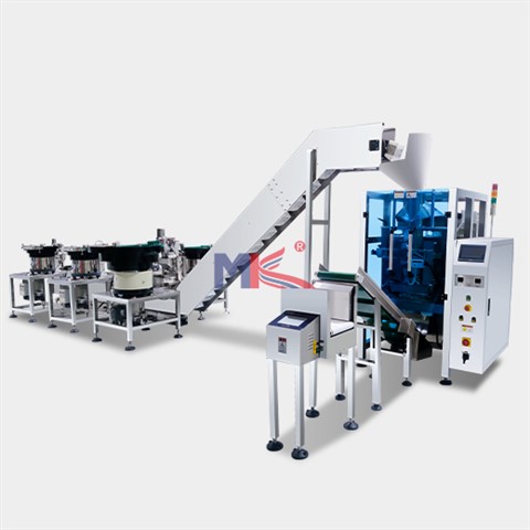 MK-LS5 五盘玩具,电器五金螺丝配件包装机