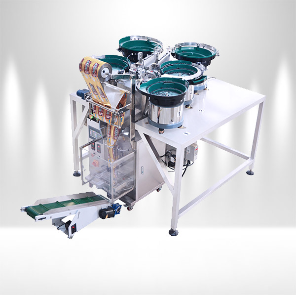 MK-LS5 五盘玩具,电器五金螺丝配件包装机